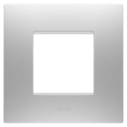 Gewiss - PLAQUE APPAREILLAGE EGO 2P GRIS MAGNÉTIQUE - GW16022GR