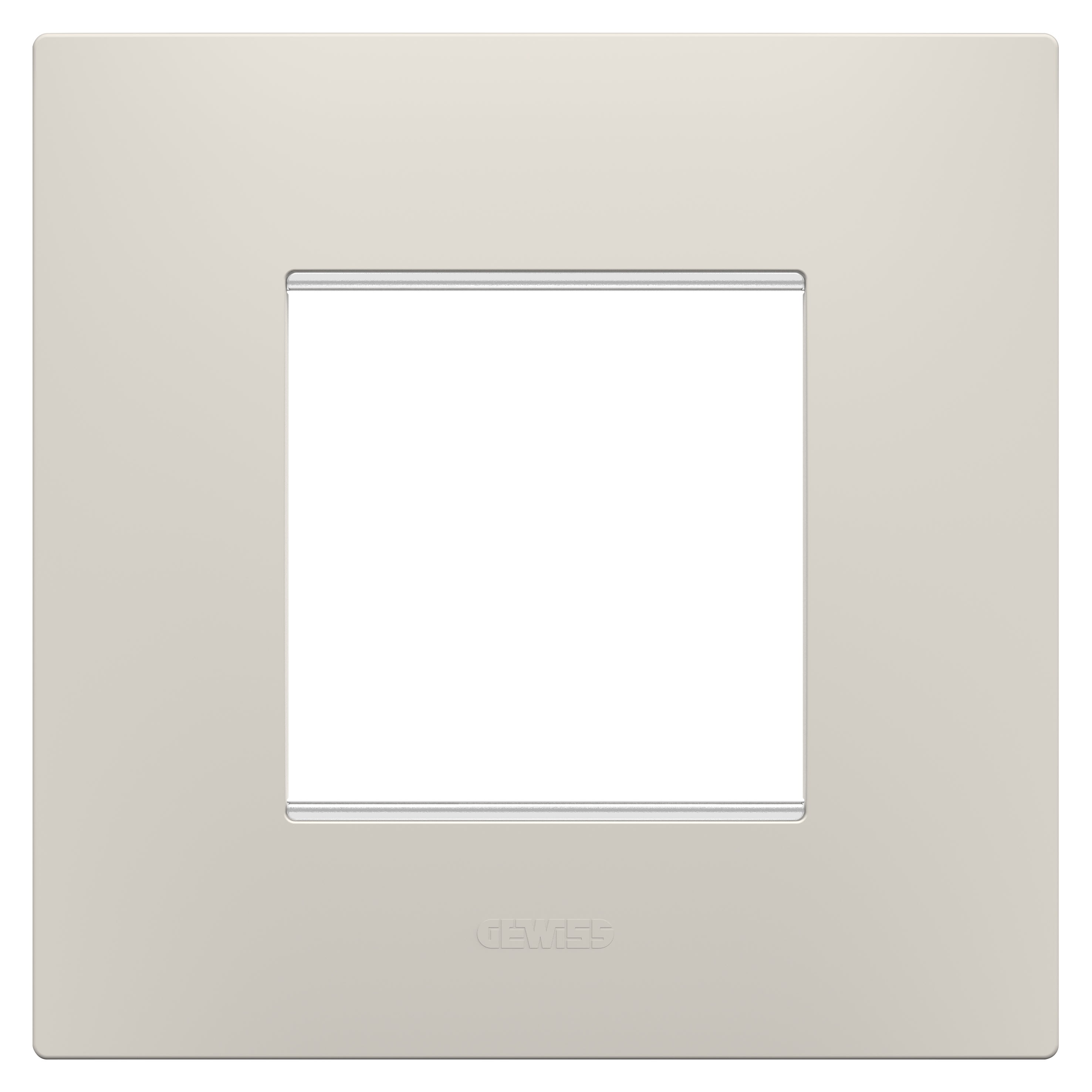 Gewiss - PLAQUE EGO 2P BEIGE NATUREL