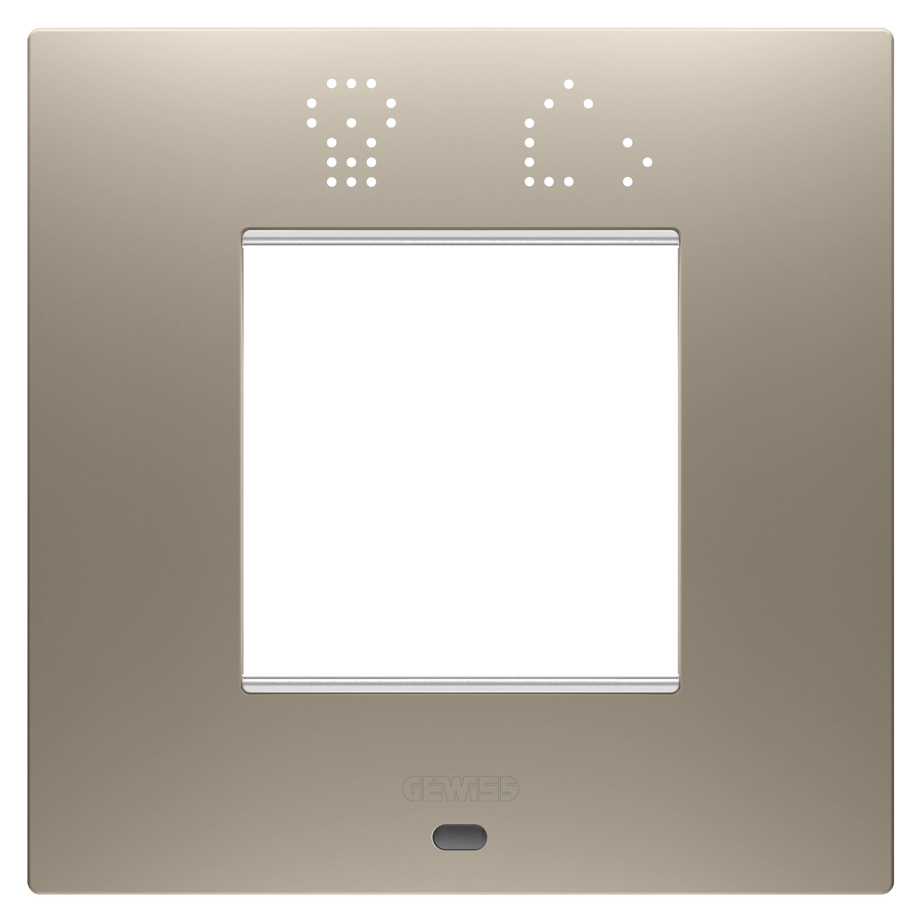 Gewiss - PLAQUE EGO SMART 2P BRONZE CLAIR