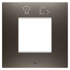 Gewiss - PLAQUE EGO SMART 2P TEINTE MARRON