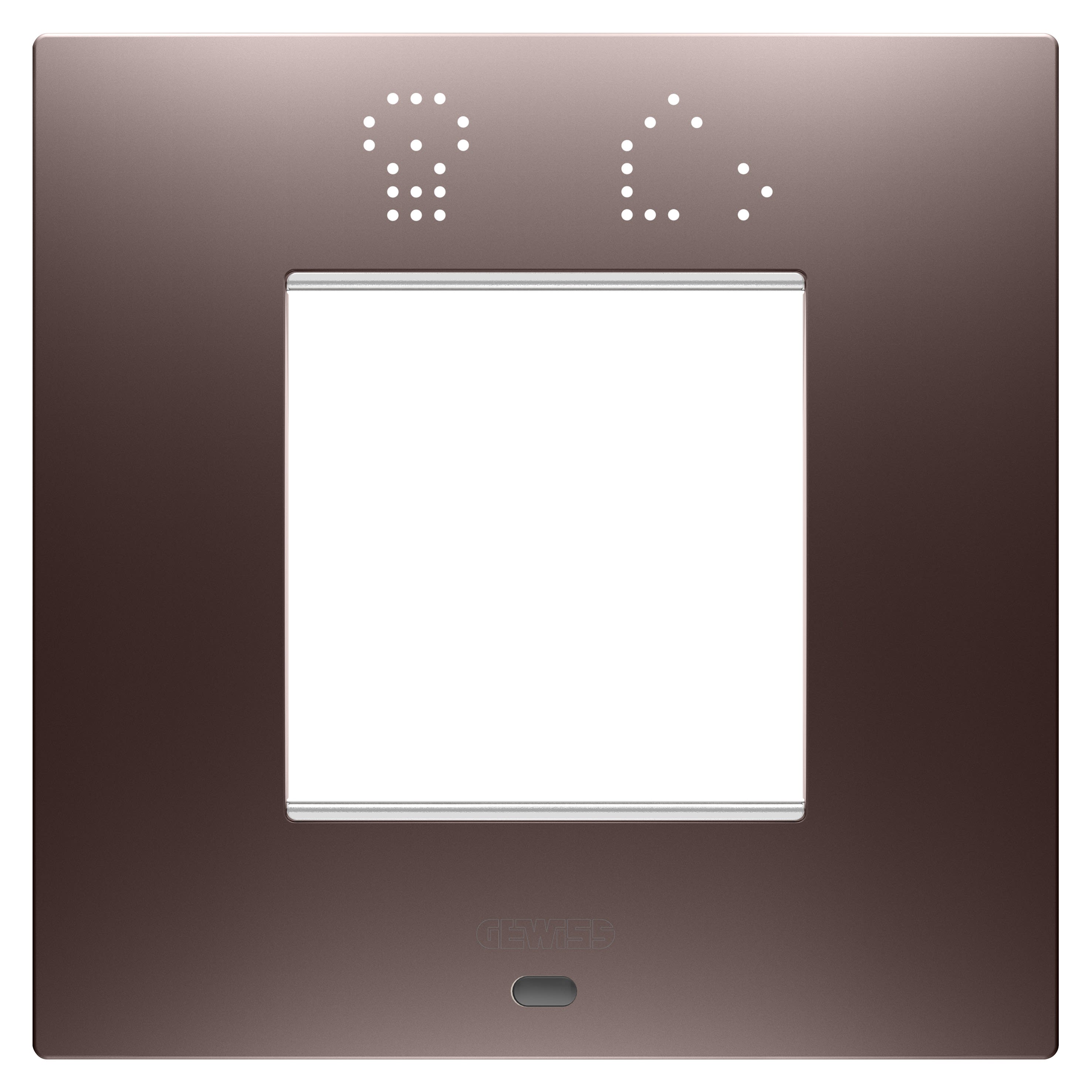 Gewiss - PLAQUE EGO SMART 2P CUIVRE