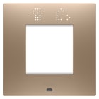 Gewiss - PLAQUE EGO SMART 2P CUIVRE DOUX