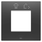 Gewiss - PLAQUE EGO SMART 2P NOIR