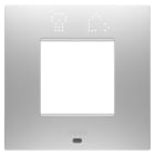 Gewiss - PLAQUE EGO SMART 2P GRIS MAGNÉTIQUE