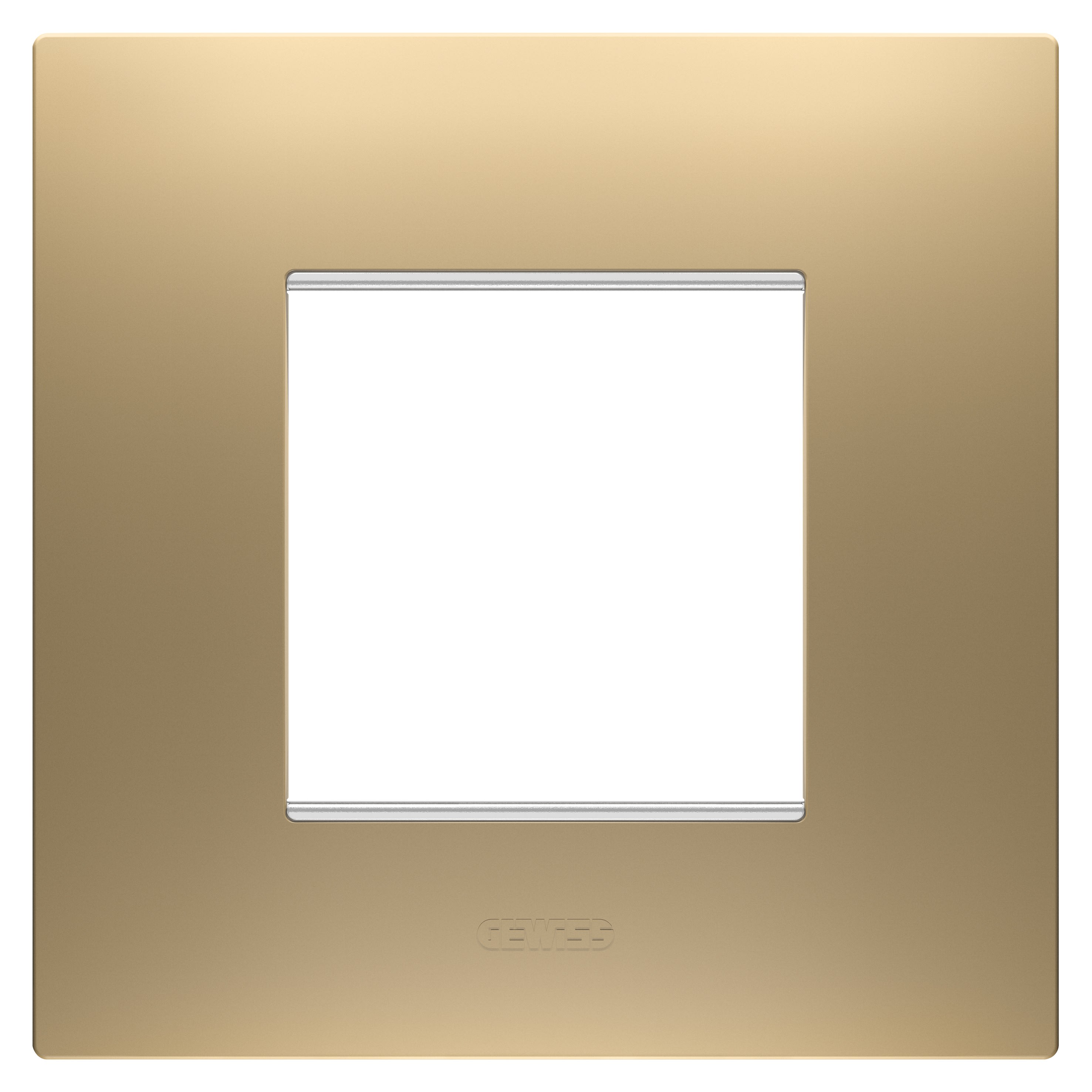 Gewiss - PLAQUE EGO 2P OR