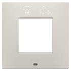 Gewiss - PLAQUE EGO SMART 2P BEIGE NATUREL