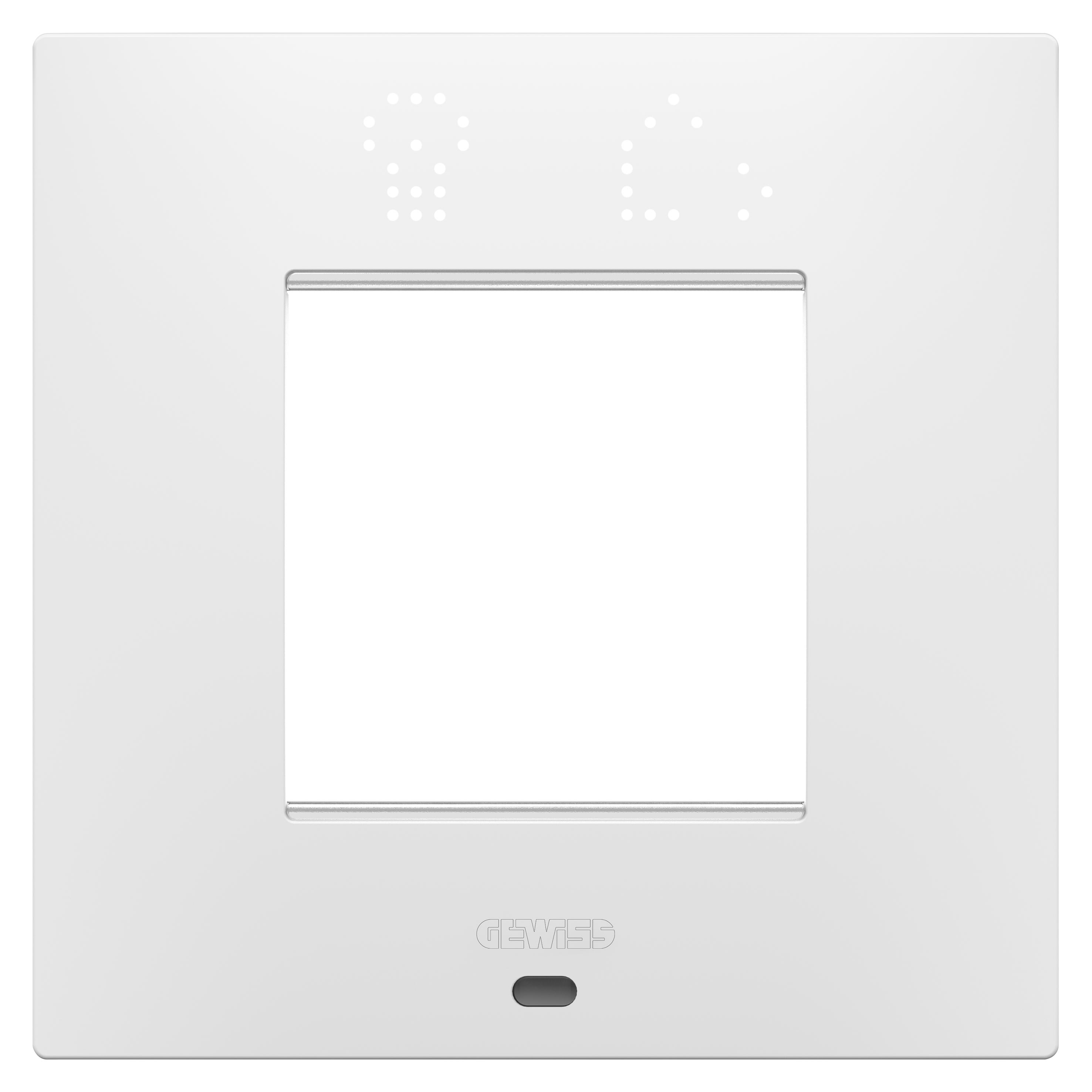 Gewiss - PLAQUE EGO SMART 2P BLANC SATIN