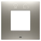 Gewiss - PLAQUE EGO SMART 2P ACIER