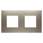 Gewiss - PLAQUE EGO 2+2P H BRONZE CLAIR