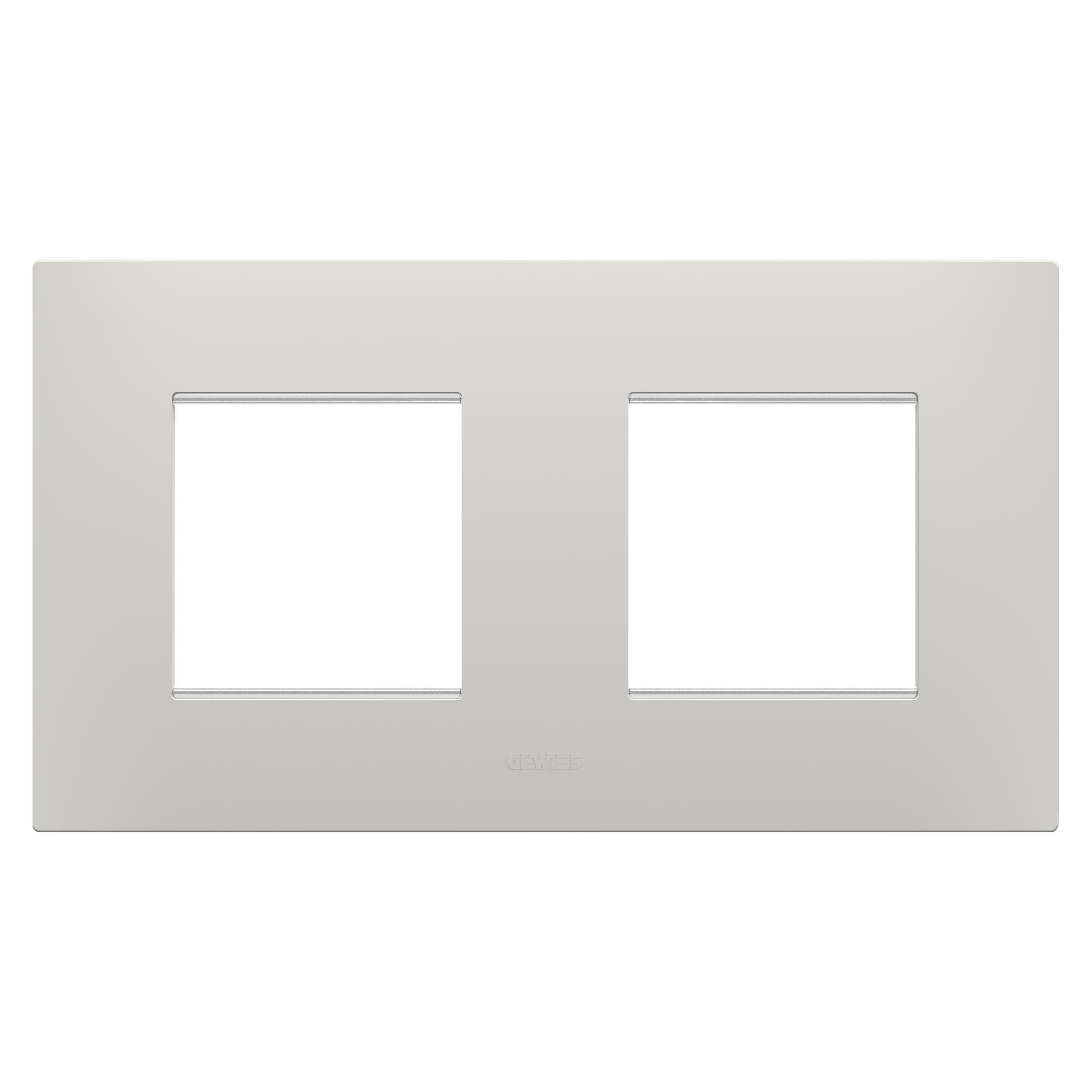 Gewiss - PLAQUE EGO 2+2P H ARGILE
