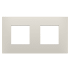 Gewiss - PLAQUE EGO 2+2P H BEIGE NATUREL