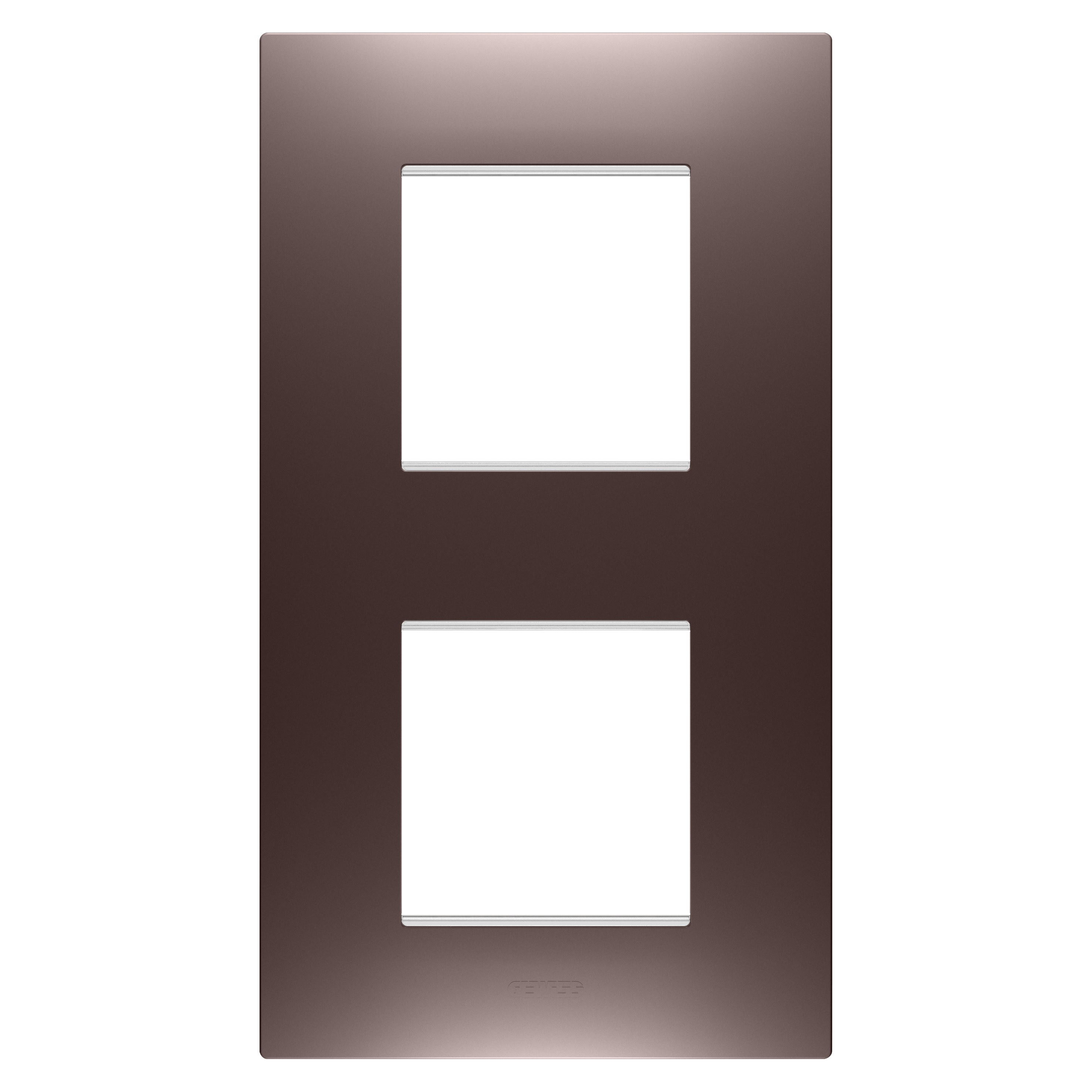 Gewiss - PLAQUE EGO 2+2P V CUIVRE