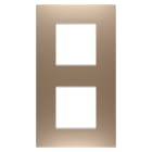 Gewiss - PLAQUE APPAREILLAGE EGO 2+2P V CUIVRE DOUX - GW16024CS