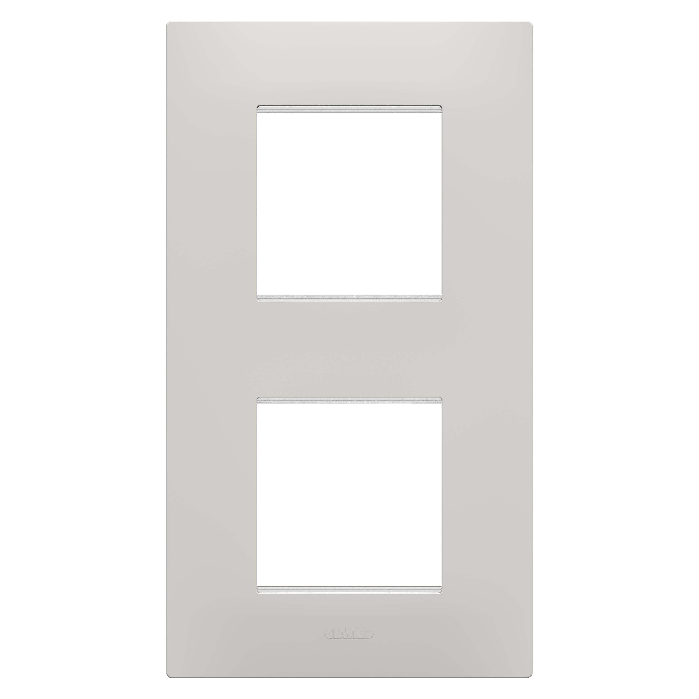 Gewiss - PLAQUE EGO 2+2P V ARGILE