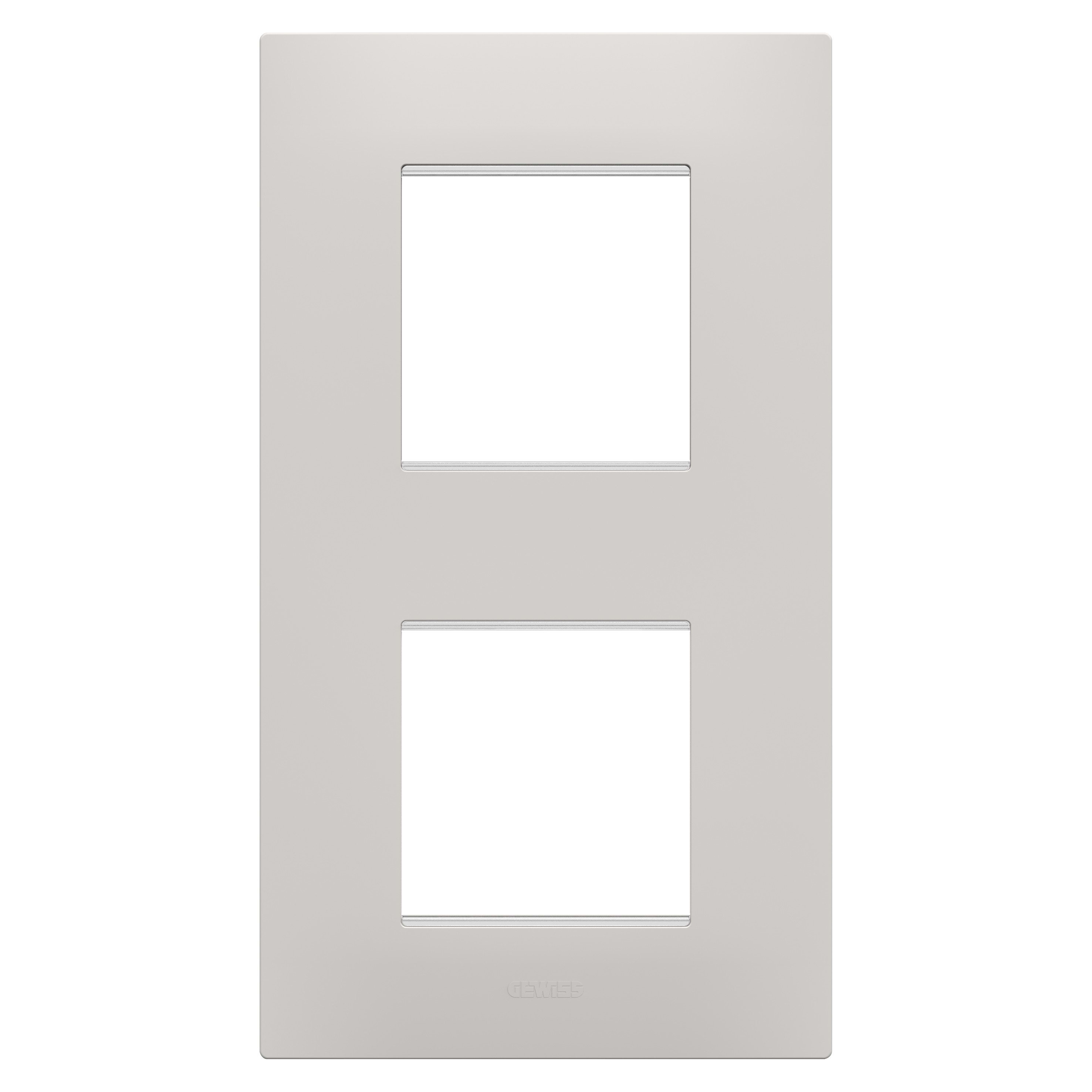 Gewiss - PLAQUE APPAREILLAGE EGO 2+2P V ARGILE - GW16024CY
