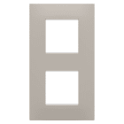Gewiss - PLAQUE EGO 2+2P V SABLE FONCÉ