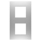 Gewiss - PLAQUE EGO 2+2P V GRIS MAGNÉTIQUE