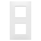 Gewiss - PLAQUE EGO 2+2P V BLANC SATIN