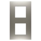 Gewiss - PLAQUE EGO 2+2P V ACIER