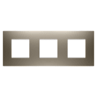 Gewiss - PLAQUE EGO 2+2+2P H BRONZE CLAIR