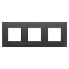 Gewiss - PLAQUE APPAREILLAGE EGO 2+2+2P H NOIR - GW16026DB