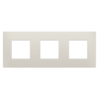 Gewiss - PLAQUE EGO 2+2+2P H BEIGE NATUREL