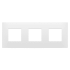 Gewiss - PLAQUE EGO 2+2+2P H BLANC SATIN