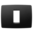 Gewiss - ONE PLATE 1 GANG TONER BLACK