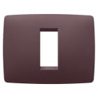 Gewiss - PLAQUE APPAREILLAGE ONE RECT. 1P ROUGE TOSCANE - GW16101VD