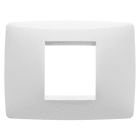 Gewiss - PLAQUE APPAREILLAGE ONE 2P BL CRÈME - GW16102TB