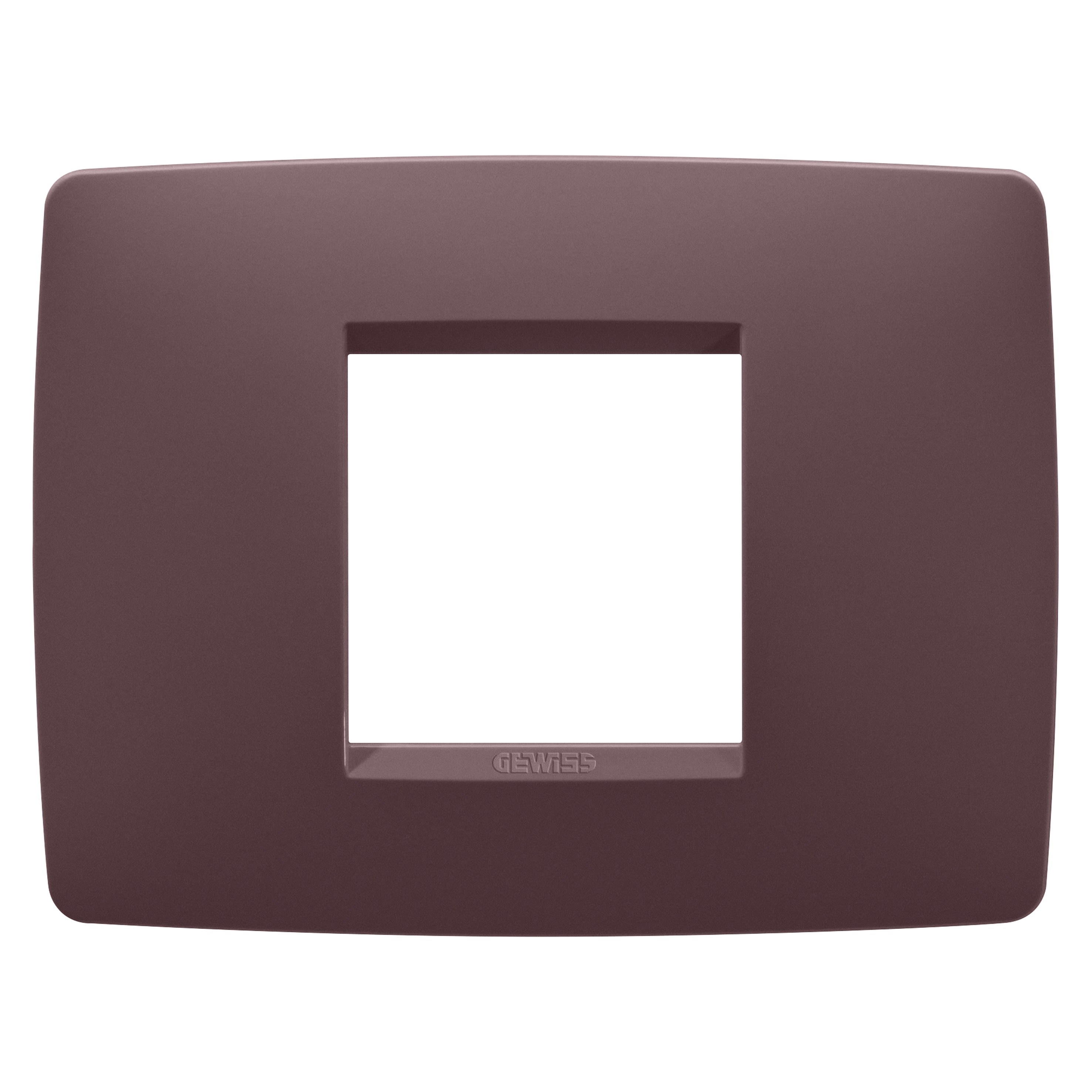 Gewiss - PLAQUE ONE RECT. 2P ROUGE TOSCANE