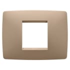 Gewiss - PLAQUE ONE RECTANGULAIRE 2P CUIVRE DOUX