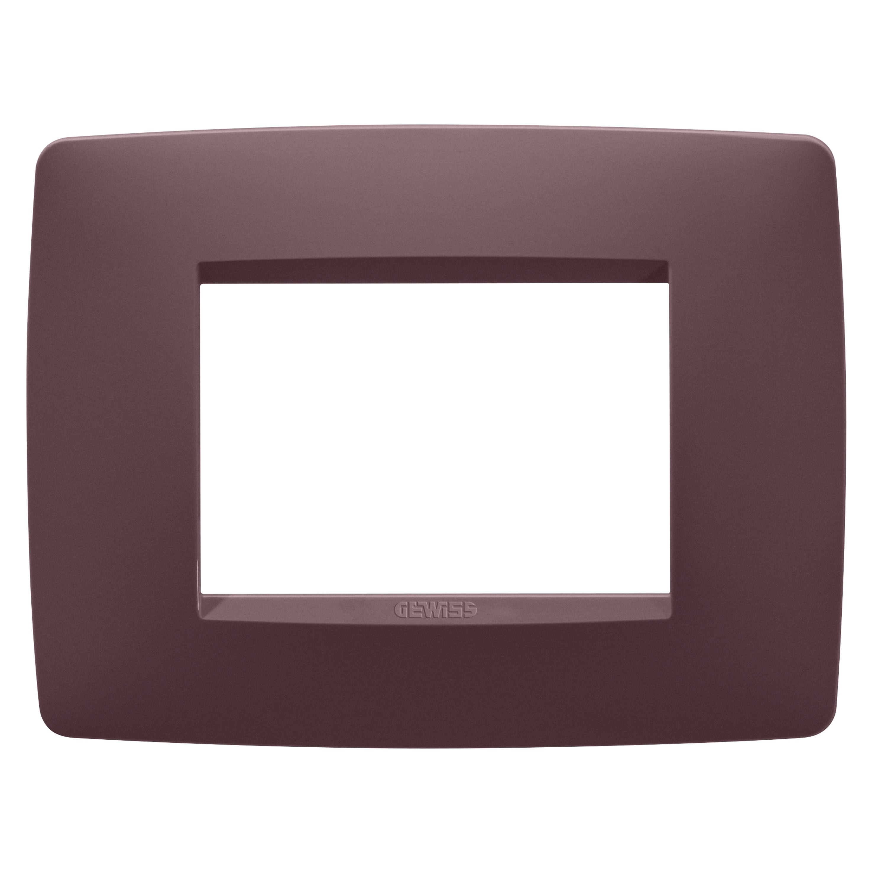 Gewiss - PLAQUE ONE RECT. 3P ROUGE TOSCANE