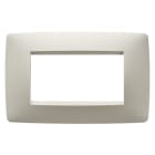 Gewiss - PLAQUE APPAREILLAGE ONE 4P IVOIRE - GW16104TI