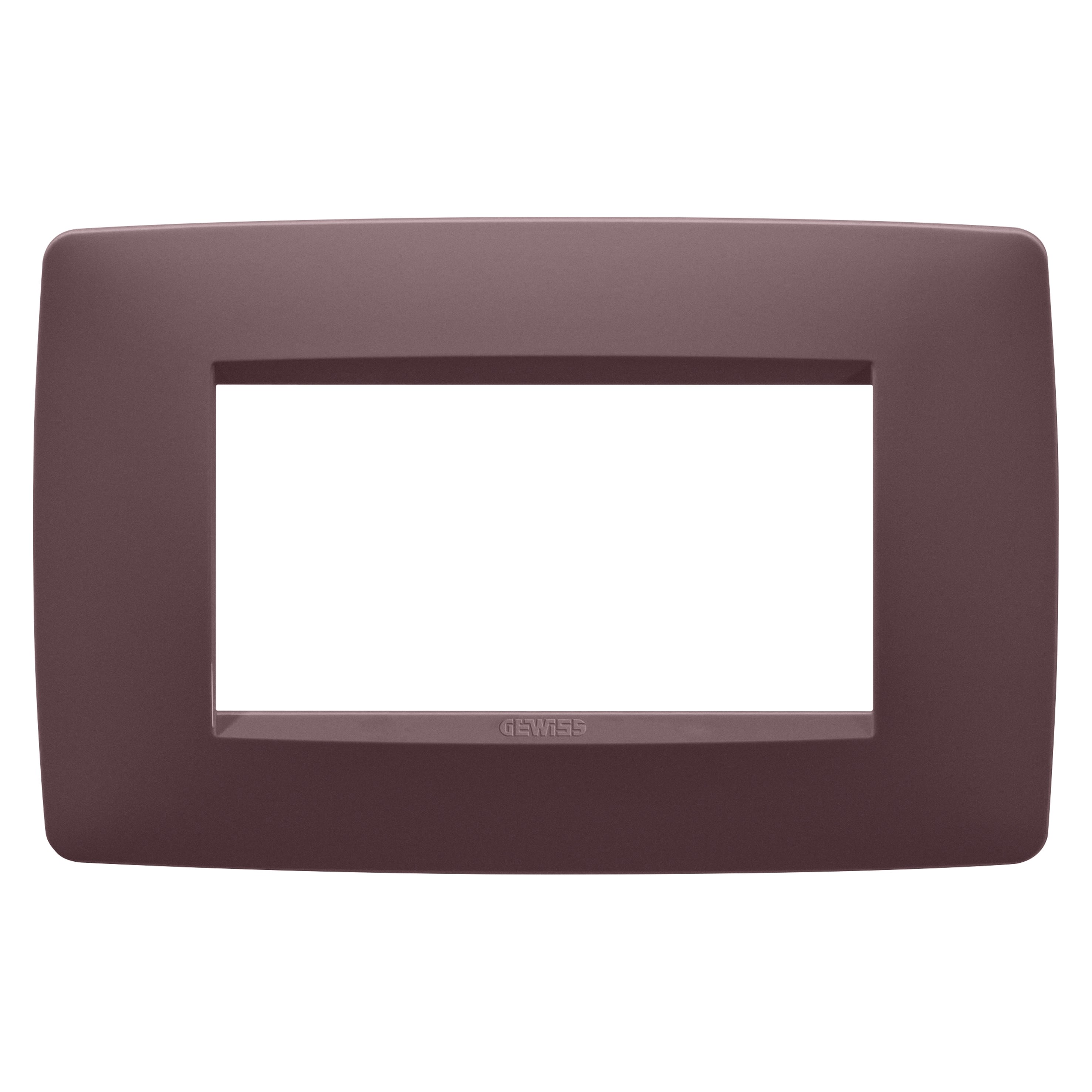 Gewiss - PLAQUE ONE RECT. 4P ROUGE TOSCANE