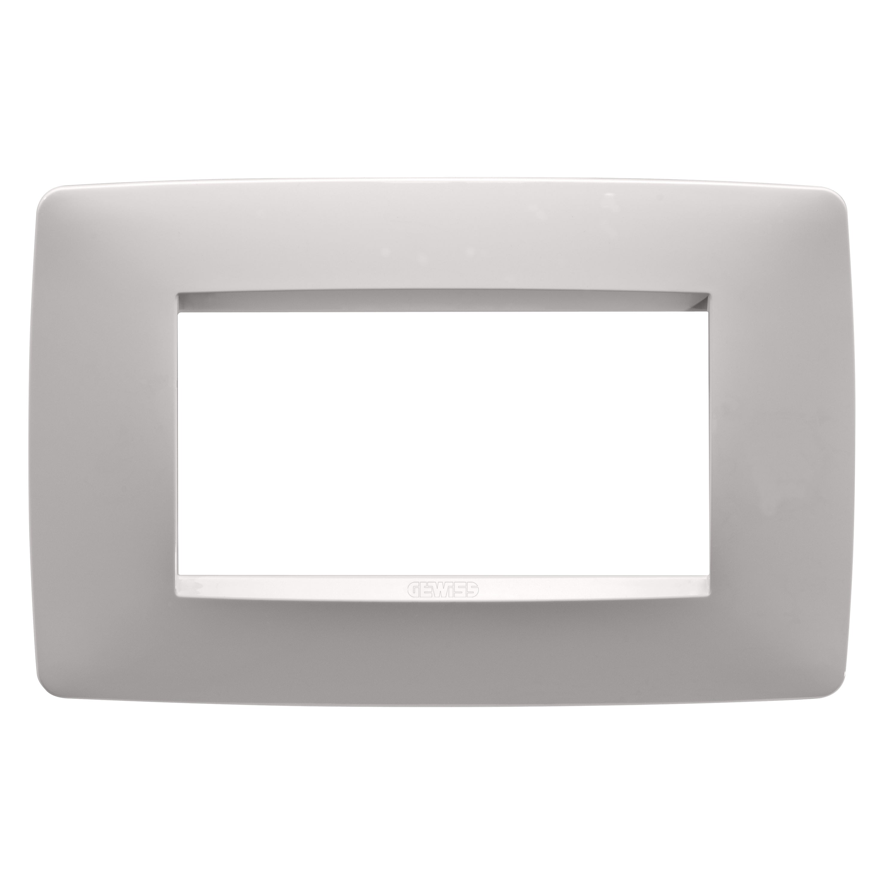 Gewiss - PLAQUE ONE 4P NATUREL BEIGE SATIN