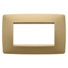 Gewiss - PLAQUE ONE RECTANGULAIRE 4P OR