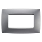 Gewiss - PLAQUE ONE 4P TITANE