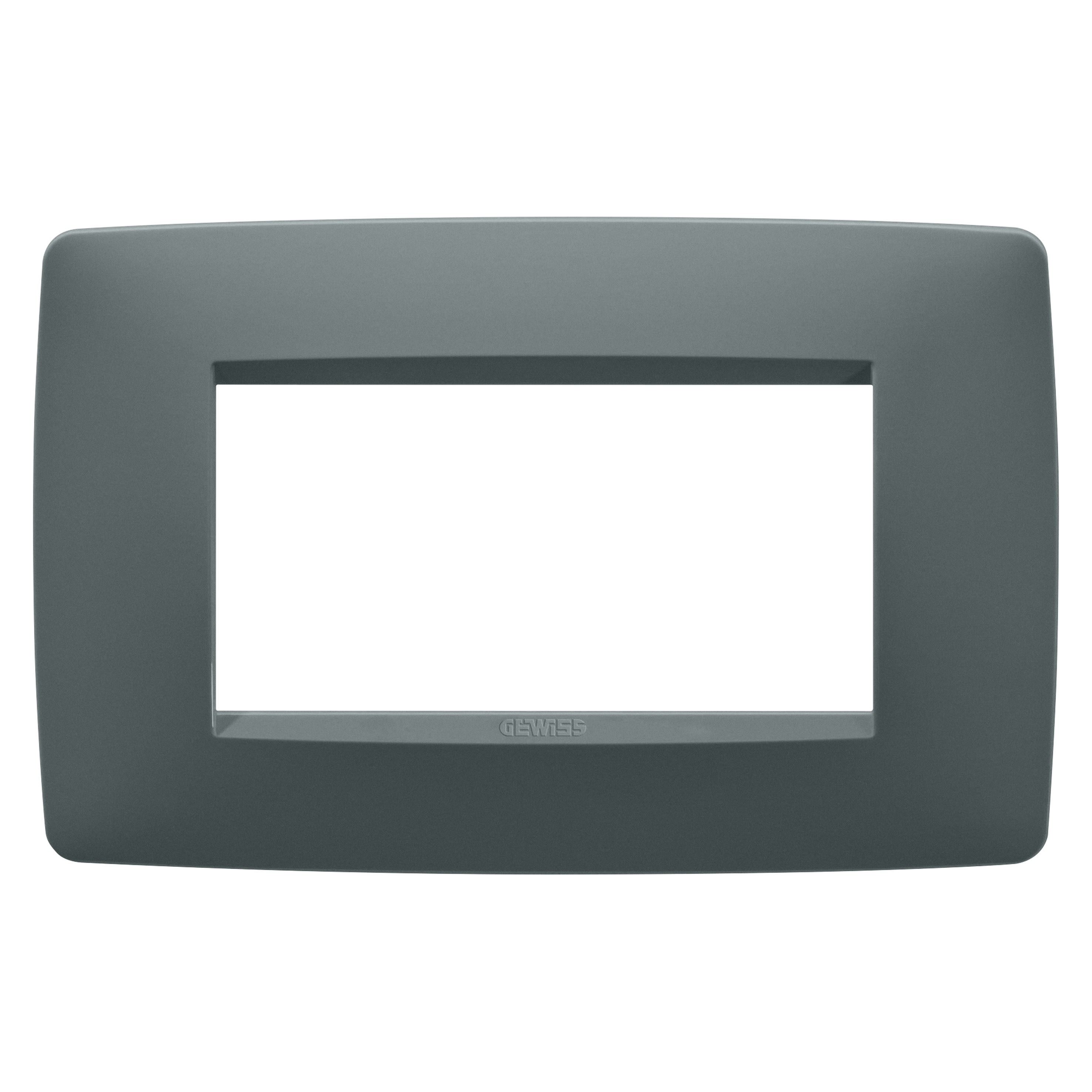 Gewiss - PLAQUE ONE RECTANGULAIRE 4P SARCELLE