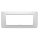 Gewiss - PLAQUE APPAREILLAGE ONE 6P BL CRÈME - GW16106TB