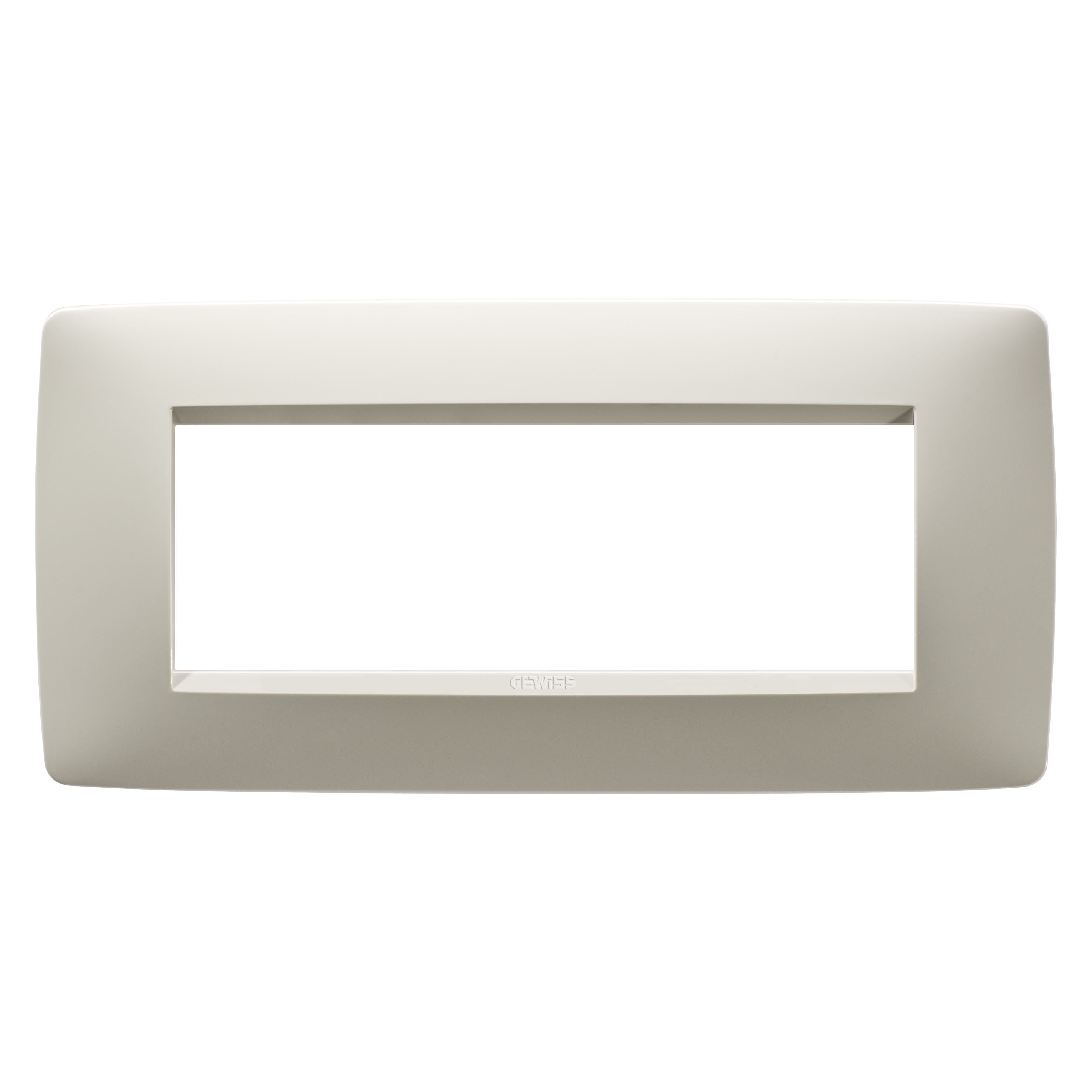 Gewiss - PLAQUE APPAREILLAGE ONE 6P IVOIRE - GW16106TI