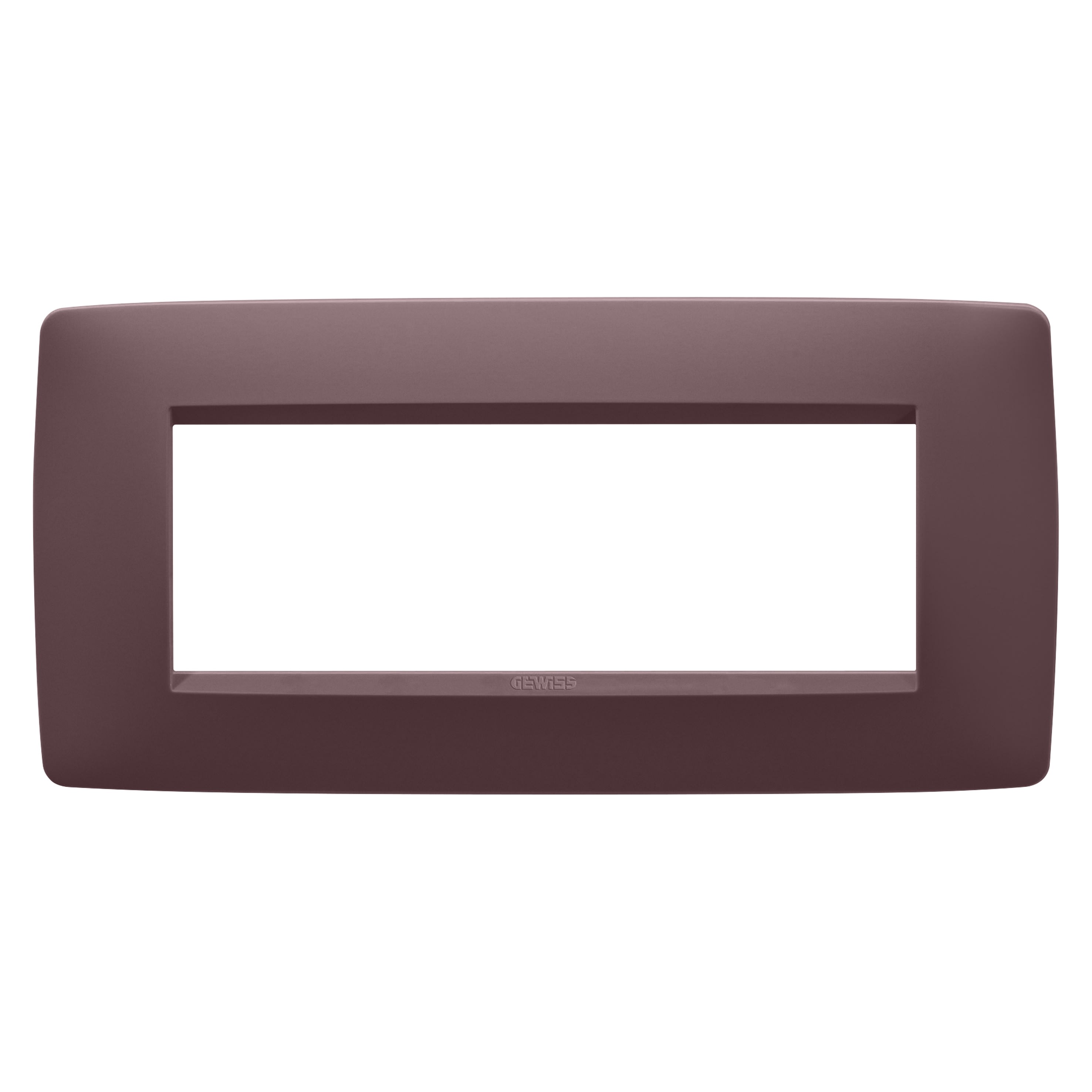Gewiss - PLAQUE ONE RECT. 6P ROUGE TOSCANE