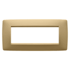 Gewiss - PLAQUE APPAREILLAGE ONE RECTANGULAIRE 6P OR - GW16106VO