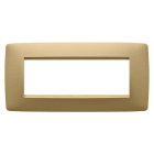 Gewiss - PLAQUE APPAREILLAGE ONE RECTANGULAIRE 6P OR - GW16106VO