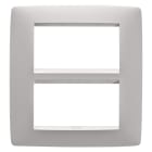 Gewiss - PLAQUE ONE 4+4P NATUREL BEIGE SATIN