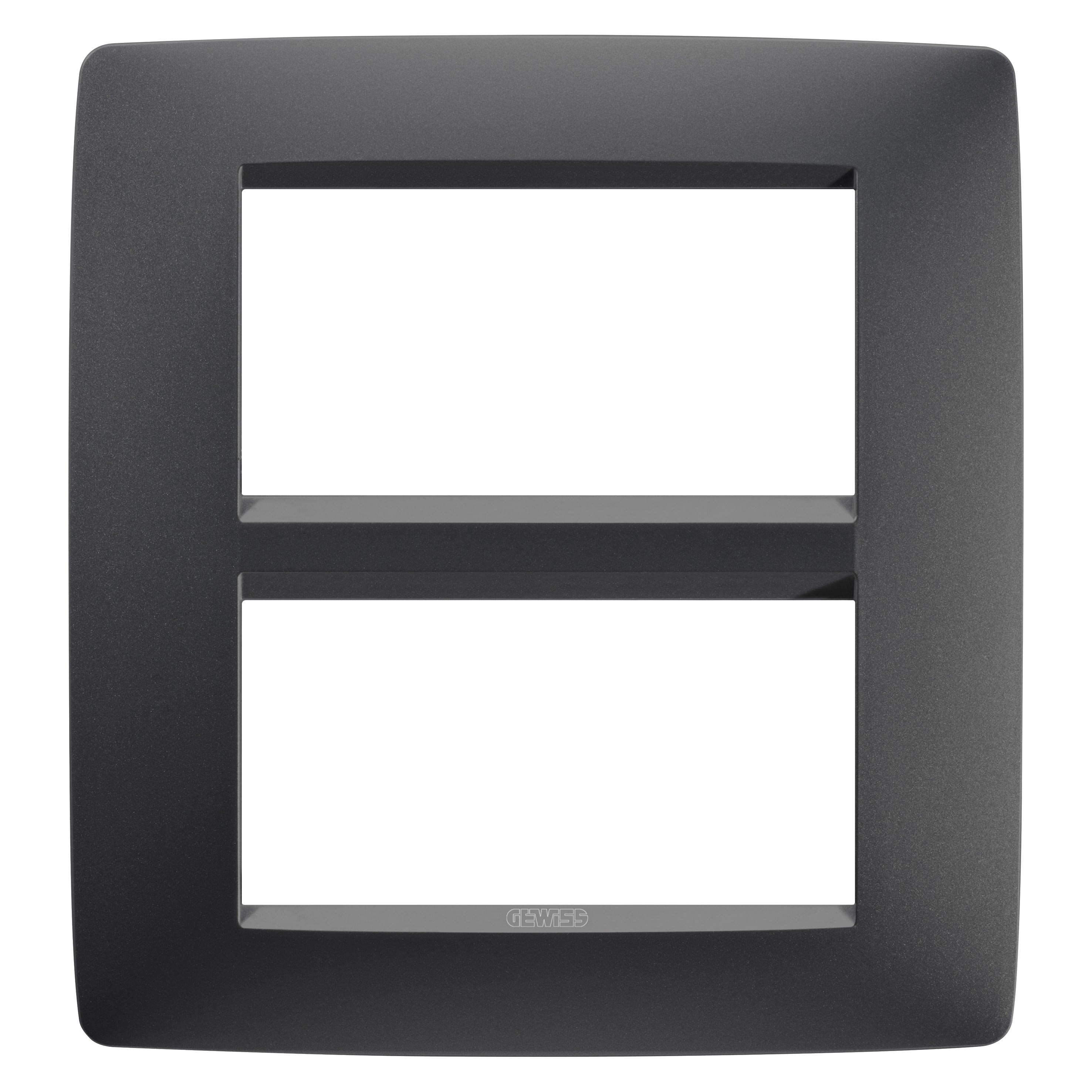 Gewiss - PLAQUE ONE 4+4P NO SATIN