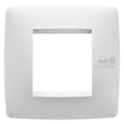 Gewiss - PLAQUE APPAREILLAGE ONE INT.2P BL ANTIBACTERIEN - GW16122AB