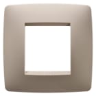 Gewiss - PLAQUE APPAREILLAGE ONE INT. 2P CHANVRE - GW16122TC