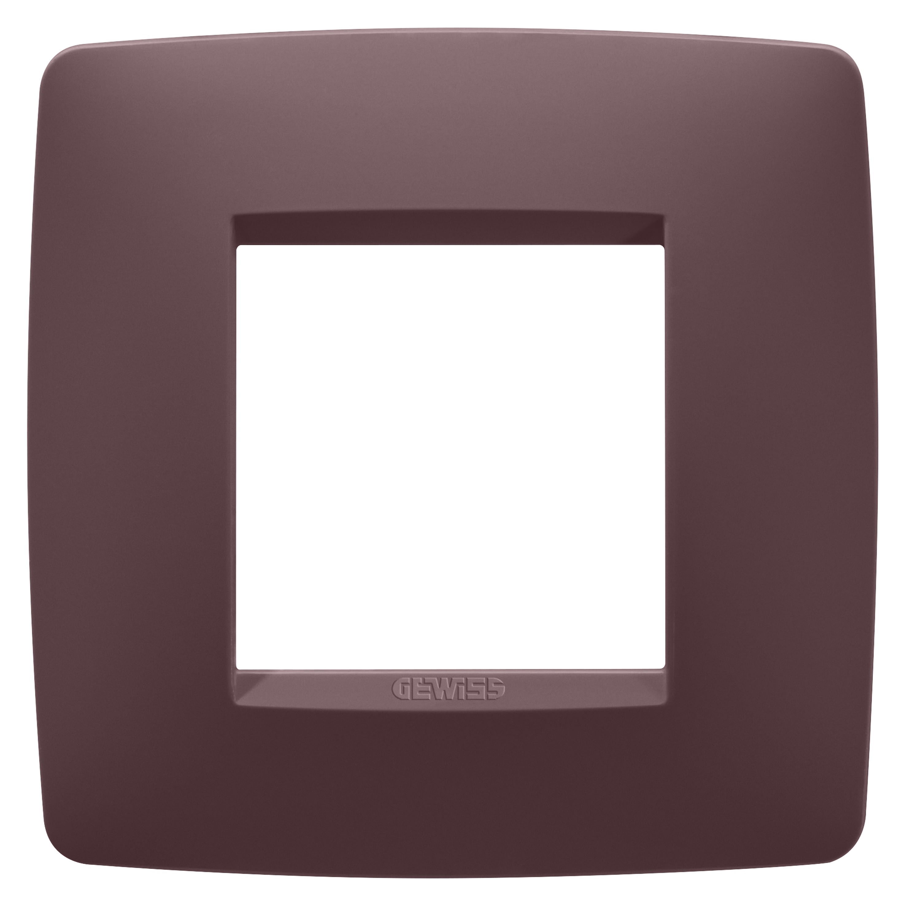 Gewiss - PLAQUE ONE 2P ROUGE TOSCANE
