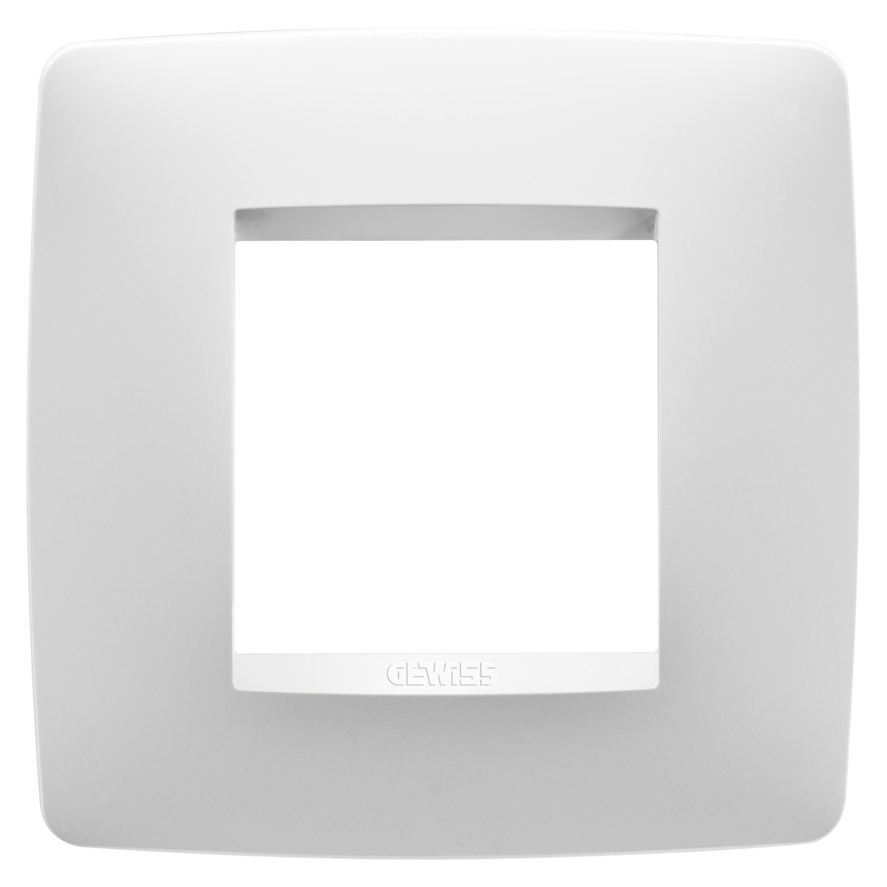 Gewiss - PLAQUE ONE 2P BLANC SATIN